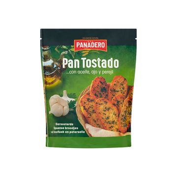 Foto van Panadero geroosterde spaanse broodjes met knoflook en peterselie 160g bij jumbo