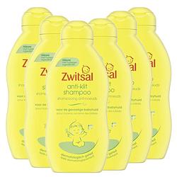 Foto van Zwitsal - anti klit shampoo - 6 x 200ml - voordeelverpakking