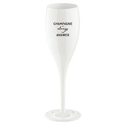 Foto van Champagneglas 'schampagne is the answer's - koziol cheers no. 1
