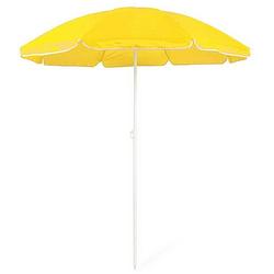 Foto van Gele strand parasol van nylon 150 cm - parasols