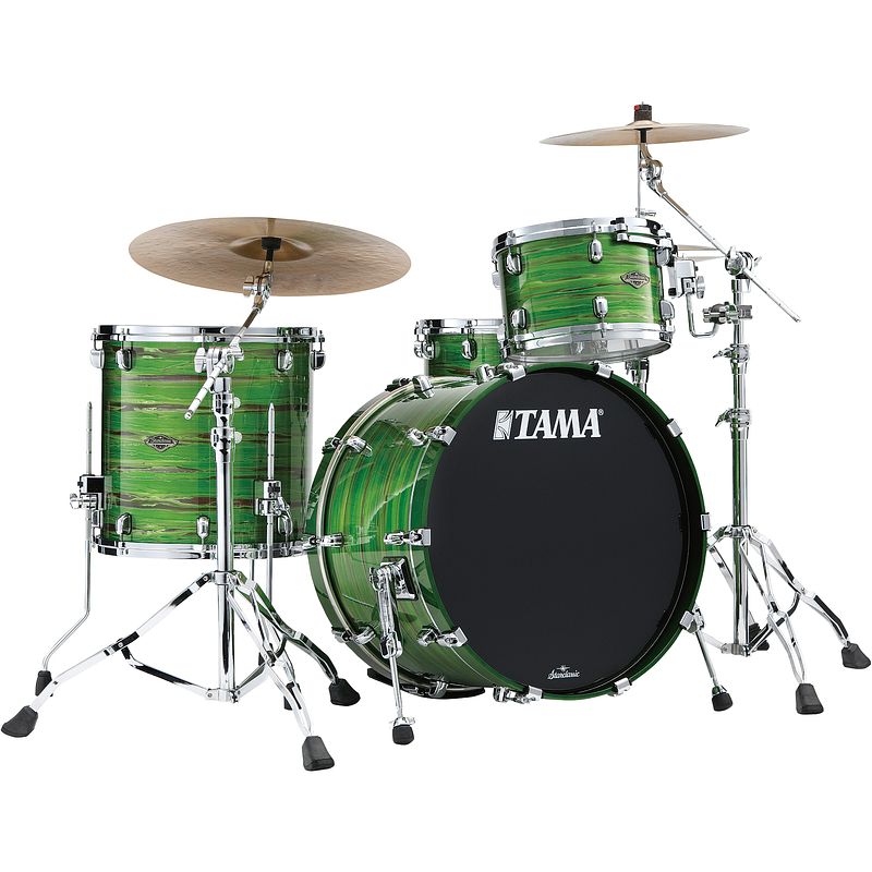 Foto van Tama wbs32rzs-lso starclassic w/b lacquer shamrock oyster 3d. shellset