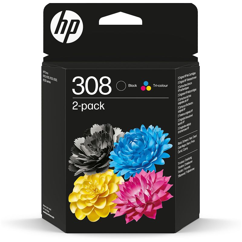 Foto van Hp 308 cartridges combo pack inkt