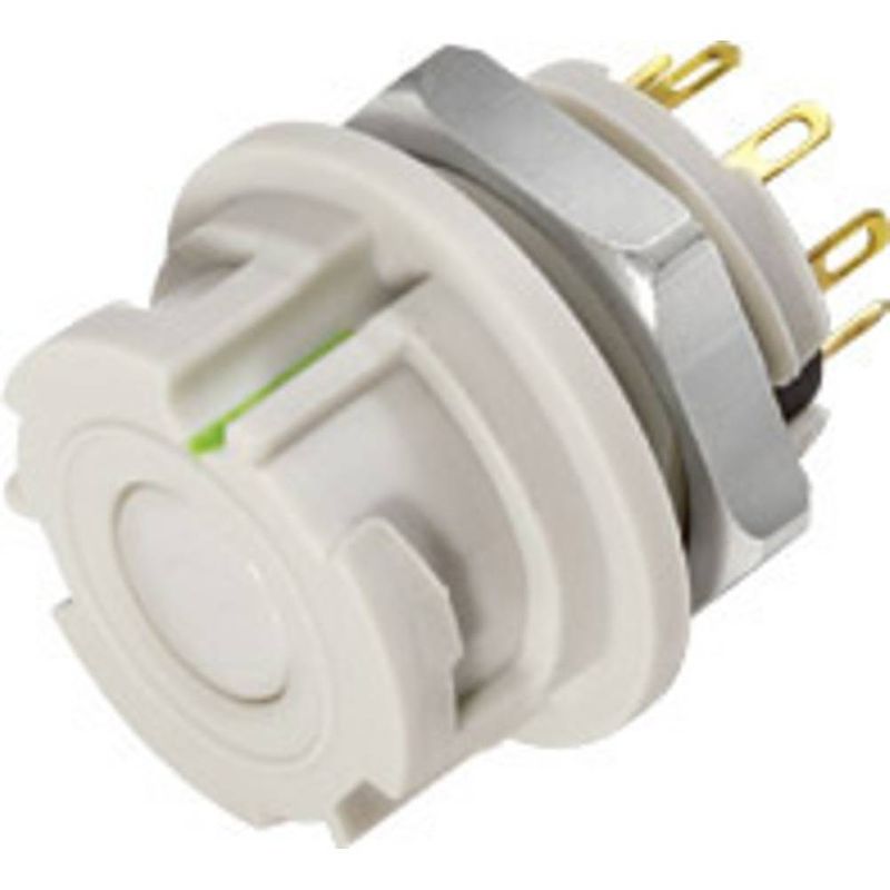 Foto van Binder 09 0774 400 08 ronde subminiatuurconnector flensbus totaal aantal polen: 8 1 stuk(s)