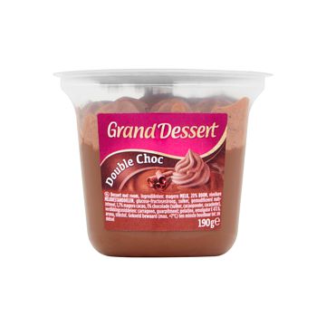 Foto van Ehrmann grand dessert double choc 190g bij jumbo