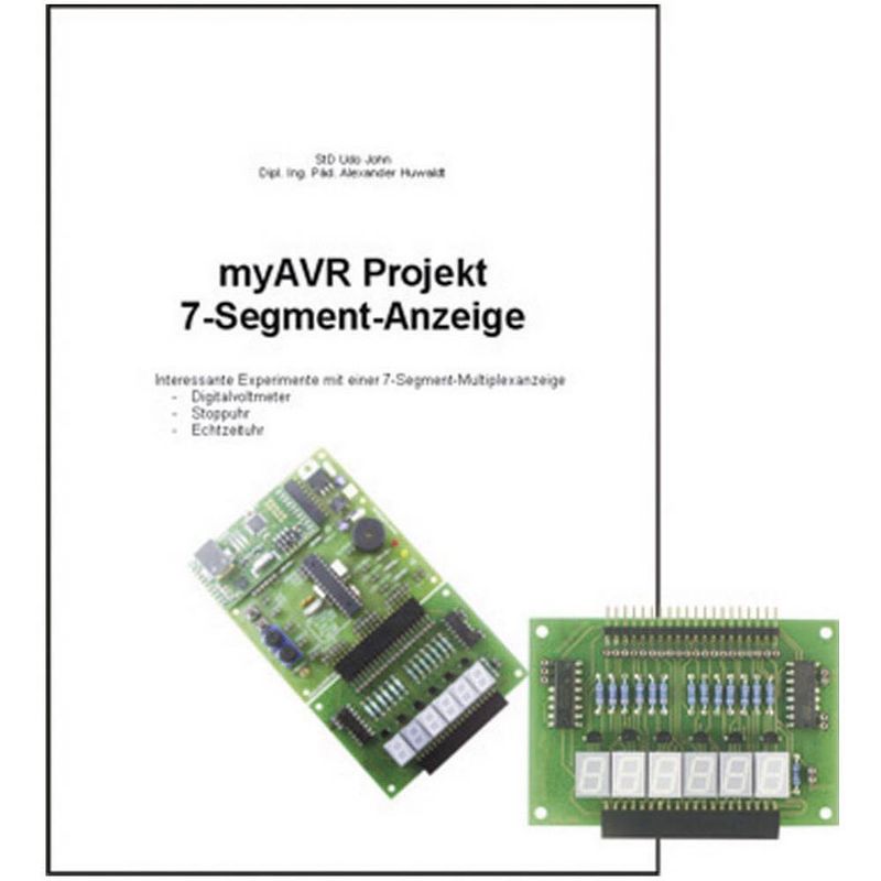 Foto van Myavr projekt 7-segment-anzeige uitbreidingspakket