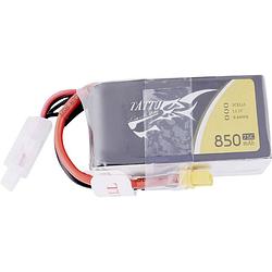 Foto van Tattu lipo accupack 11.1 v 850 mah aantal cellen: 3 75 c softcase xt30