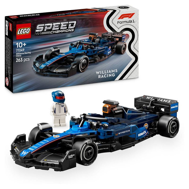 Foto van Lego speed champions williams racing fw46 f1 racewagen 77249