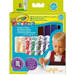 Foto van Crayola mini kids viltstiften met bolle punt - 8 stuks