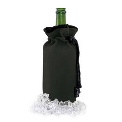 Foto van Pulltex wijnkoeler cooler bag zwart - wijn of champagne koeler
