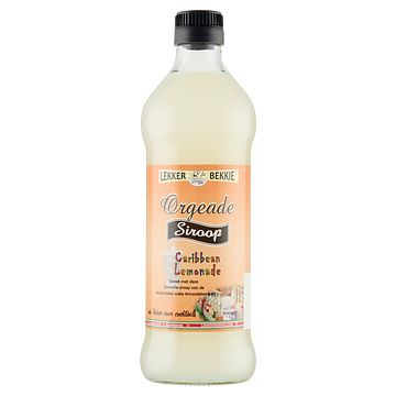 Foto van Lekker bekkie orgeade siroop caribbean lemonade 500ml bij jumbo