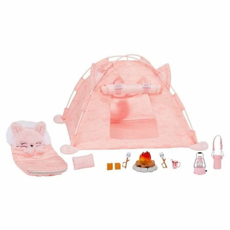 Foto van Accessoires voor poppen na!na!na! surprise kitty-cat campground playset
