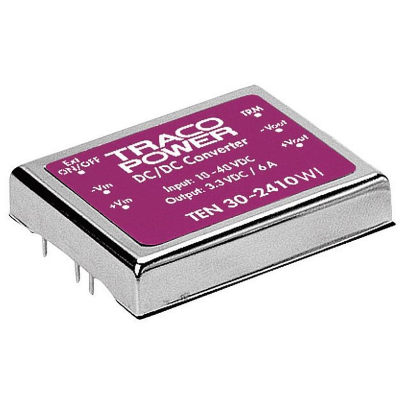 Foto van Tracopower ten 30-2412wi dc/dc-converter, print 24 v/dc 12 v/dc 2.5 a 30 w aantal uitgangen: 1 x