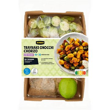 Foto van Jumbo maaltijdpakket traybake gnocchi chorizo 4 personen