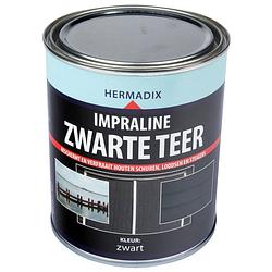 Foto van Hermadix - impraline zwarte teer 750 ml