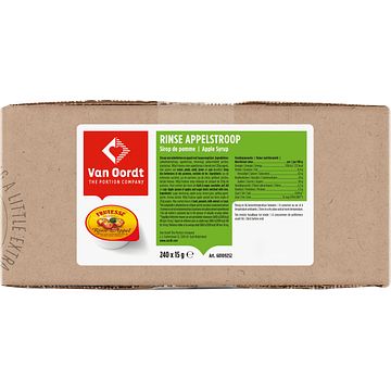 Foto van Van oordt frutesse rinse appelstroop 240 x 15 g bij jumbo