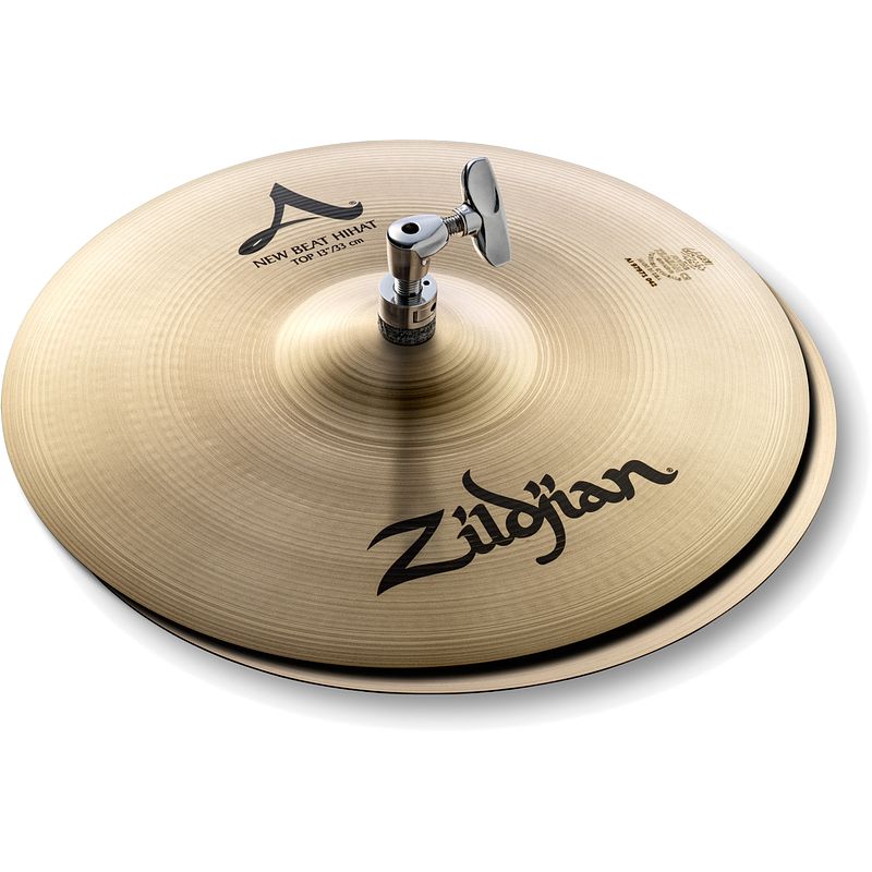 Foto van Zildjian a family a0130 new beat 13 inch hi-hat bekken