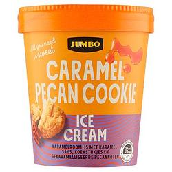 Foto van Jumbo caramel pecan cookie roomijs 425g