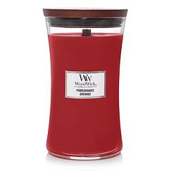 Foto van Woodwick - large hourglass geurkaars - pomegranate - tot 130 branduren