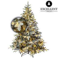Foto van Kerstboom excellent trees® led otta 180 cm met verlichting - luxe uitvoering - 320 lampjes