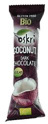 Foto van Oskri reep coconut dark chocolate