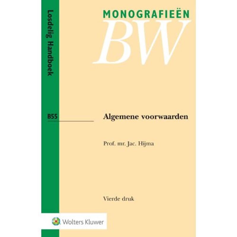 Foto van Algemene voorwaarden - monografieen bw