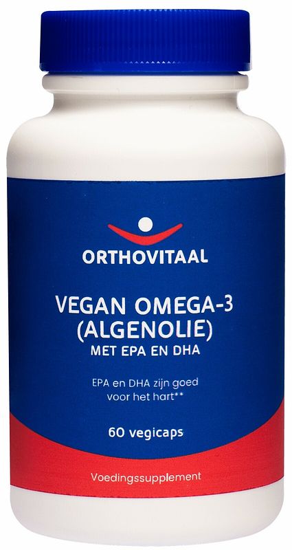 Foto van Orthovitaal vegan omega 3 algenolie capsules