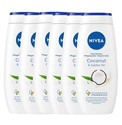 Foto van Nivea coconut & jojoba oil care shower multiverpakking