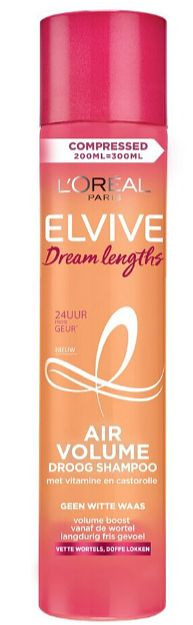 Foto van L'soréal paris elvive dream lenghts air volume droogshampoo