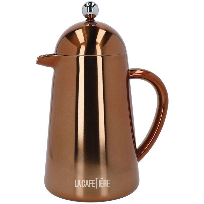 Foto van La cafetière cafetiere havana rvs / copper - dubbelwandig - 1 liter / 7 kops