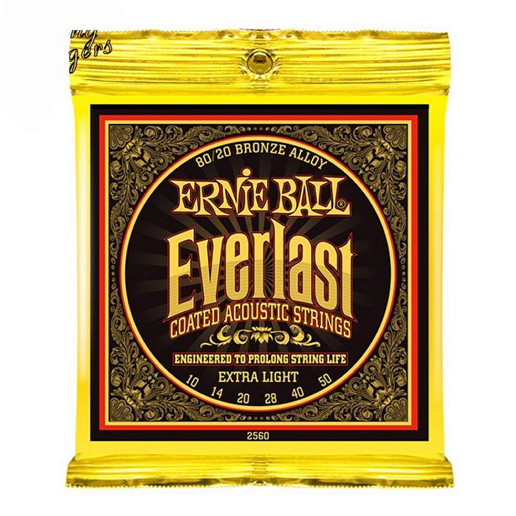 Foto van Ernie ball 2560 everlast coated bronze extra light snarenset