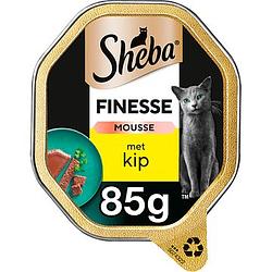 Foto van Sheba finesse mousse kip kattenvoer 85g bij jumbo