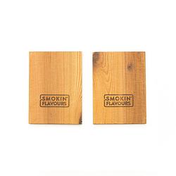 Foto van Cederhouten planken 2 stuks 15x11cm smokin's flavours
