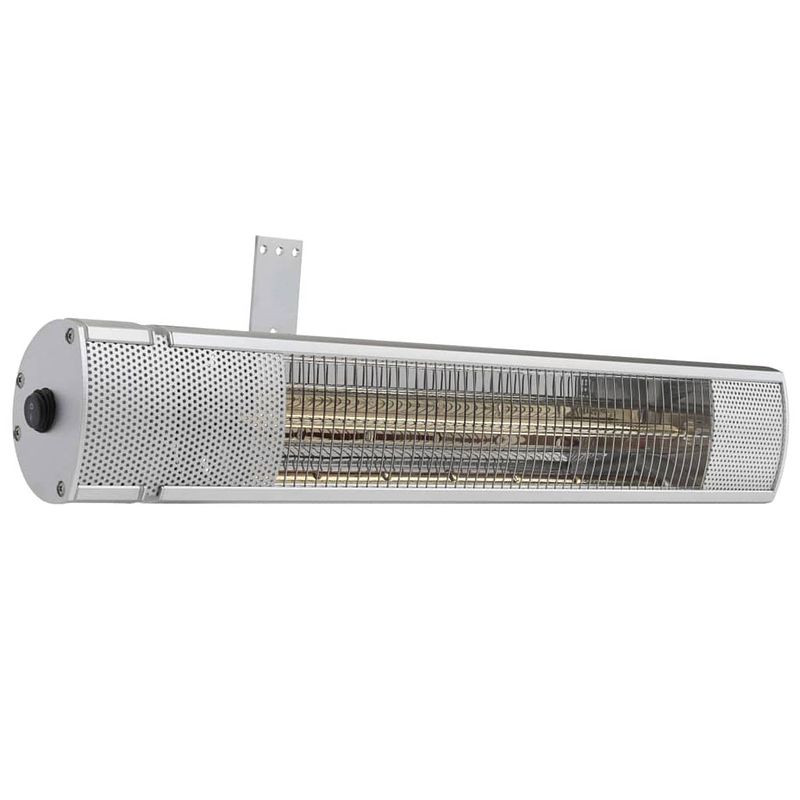 Foto van Tristar terrasverwarmer wandmontage ka-5277 2000 w golden tube zilver