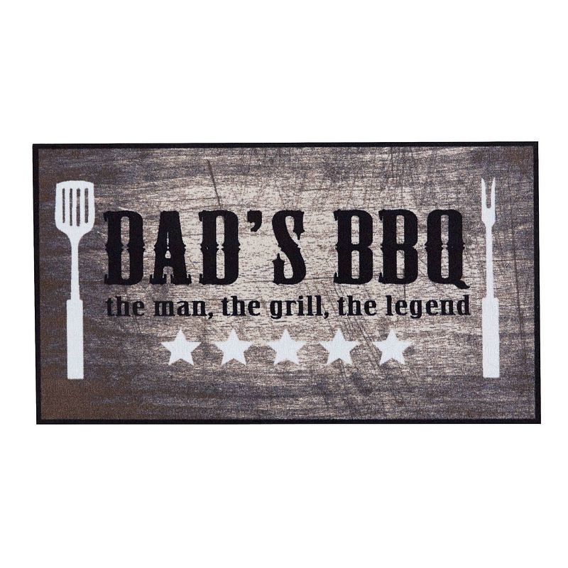 Foto van Md entree - barbecue mat - dad's bbq - 67 x 120 cm