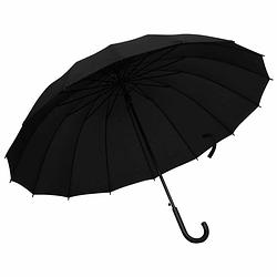 Foto van Vidaxl paraplu automatisch 120 cm zwart