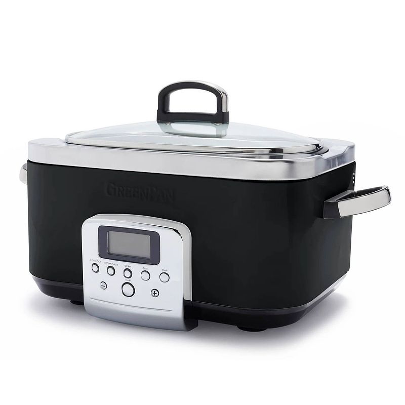 Foto van Greenpan slowcooker - 6.0 liter - black - keramische anti-baklaag