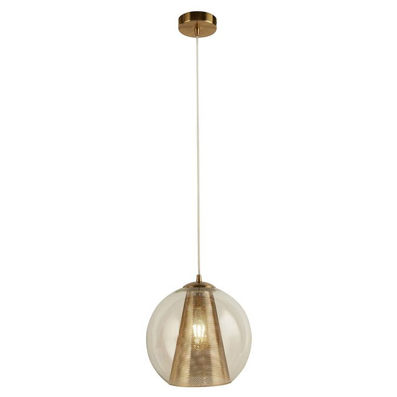 Foto van Bohemian hanglamp - bussandri exclusive - metaal - bohemian - e27 - l: 25cm - voor binnen - woonkamer - eetkamer - bruin