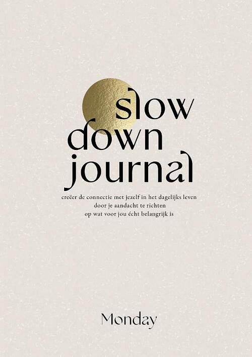 Foto van Monday slow down journal - hilde eisma - hardcover (9789464063783)