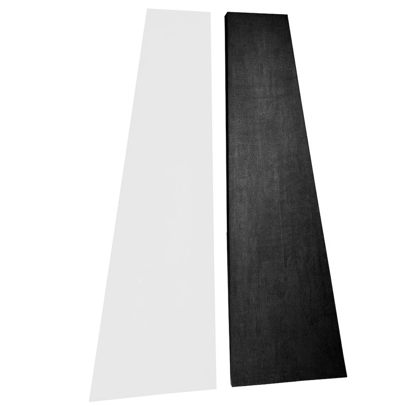 Foto van Auralex sonosuede trapezoid panel right black absorber (per stuk)