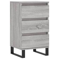 Foto van Vidaxl dressoir 40x35x70 cm bewerkt hout grijs sonoma