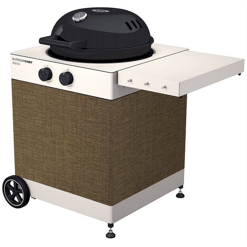 Foto van Outdoor chef bbq accessoire uitwisselbaar front voor arosa 570 g noble beige