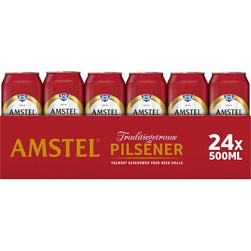 Foto van Amstel pilsener tray 24 x 500ml bij jumbo