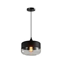 Foto van Quvio hanglamp glas zwart - quv5101l-black