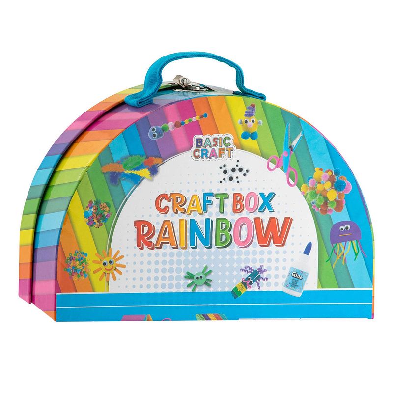 Foto van Creative craft group knutselbox regenboog