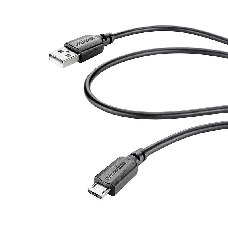 Foto van Cellular line laad+datakabel micro usb 1m