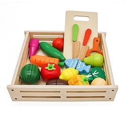 Foto van Valetti speelgoed nep fruit- en groente set
