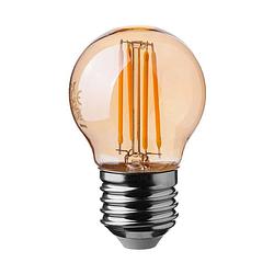 Foto van V-tac vt-1957-n e27 led lampen - amber - golf - ip20 - 4w - 350 lumen - 2200k