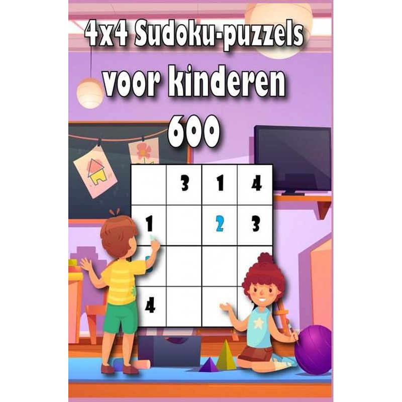 Foto van 4x4 sudoku voor kids 600