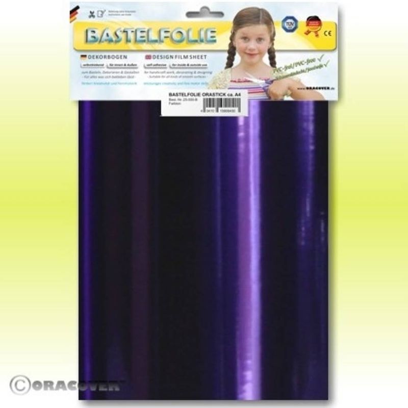 Foto van Oracover orastick 25-100-b plakfolie (l x b) 300 mm x 208 mm chroom-violet