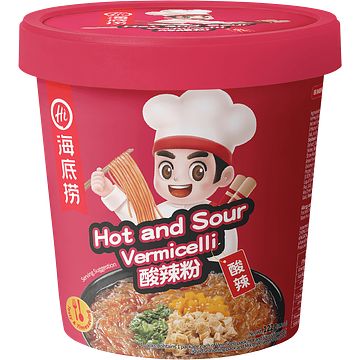 Foto van Haidilao instant vermicelli hot & sour 122g bij jumbo